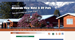 Desktop Screenshot of mtviewmotel-rvpark.com